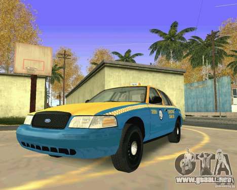 Ford Crown Victoria 2003 Taxi Cab para GTA San Andreas