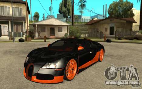 Bugatti Veyron Super Sport 2011 para GTA San Andreas