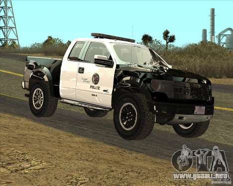 Ford Raptor Police para GTA San Andreas