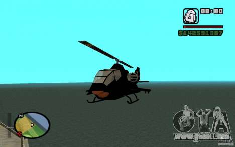 Urban Strike helicopter para GTA San Andreas