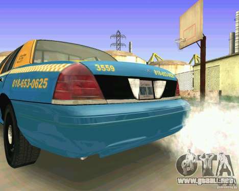 Ford Crown Victoria 2003 Taxi Cab para GTA San Andreas