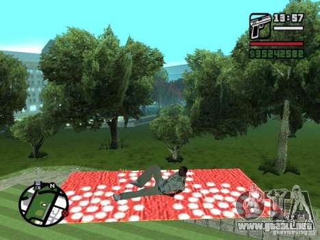 Alfombra voladora para GTA San Andreas