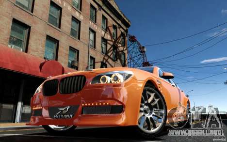 Pantallas de menú y arranque HAMANN BMW en GTA 4 para GTA San Andreas
