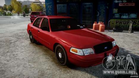 Ford Crown Victoria Detective v4.7 red lights para GTA 4