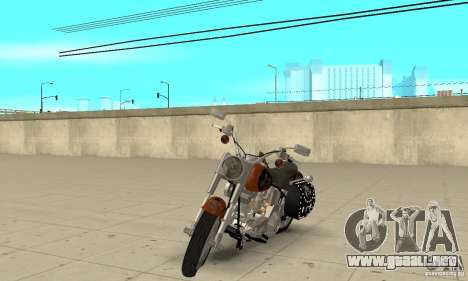 Harley Davidson FLSTF (Fat Boy) v2.0 Skin 2 para GTA San Andreas