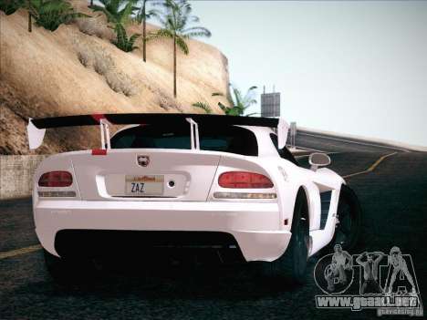 Dodge Viper SRT-10 ACR para GTA San Andreas