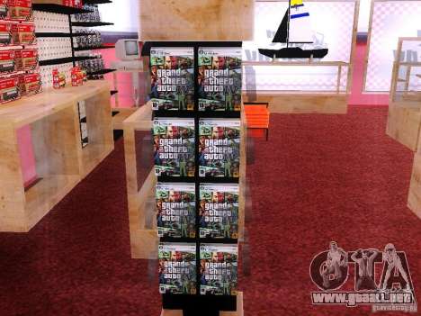 Conduce con el GTA en tienda cero para GTA San Andreas