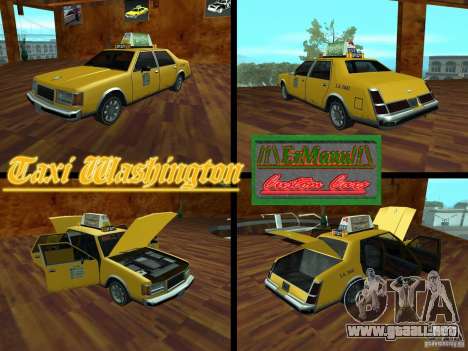 Taxi Washington para GTA San Andreas