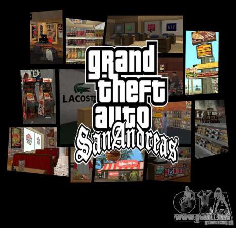 Nuevas texturas de restaurantes y tiendas para GTA San Andreas