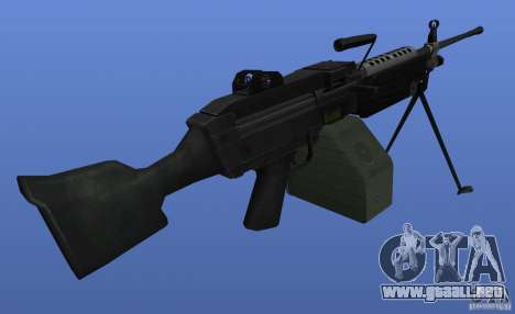 Ametralladora M249SAW para GTA 4