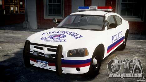 Dodge Charger Karachi City Police Dept Car [ELS] para GTA 4