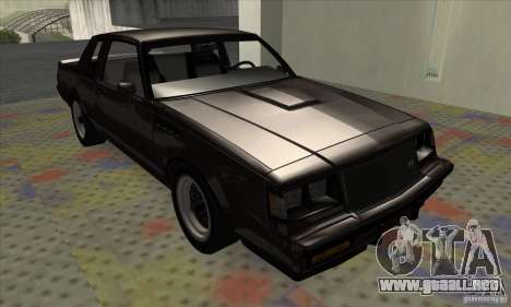 Buick Regal GNX 1987 para GTA San Andreas