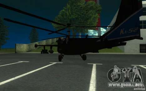 KA-52 ALLIGATOR v1.0 para GTA San Andreas