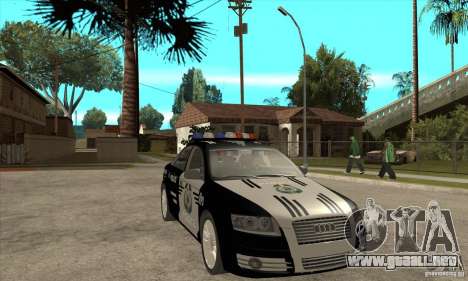 Audi A6 Police para GTA San Andreas