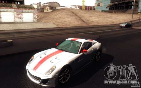 Ferrari 599 GTO 2011 para GTA San Andreas