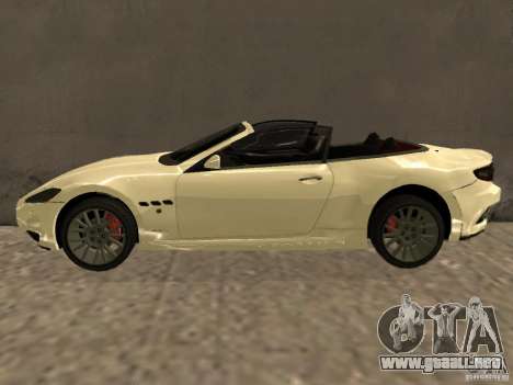 Maserati GranCabrio 2011 para GTA San Andreas