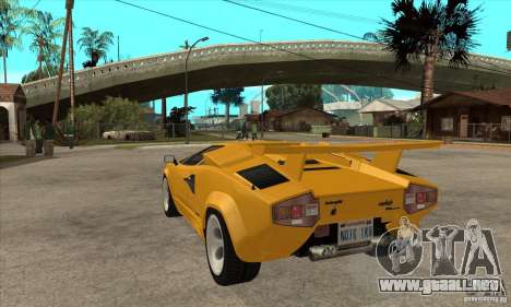 Lamborghini Countach para GTA San Andreas