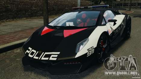 Lamborghini Sesto Elemento 2011 Police v1.0 RIV para GTA 4