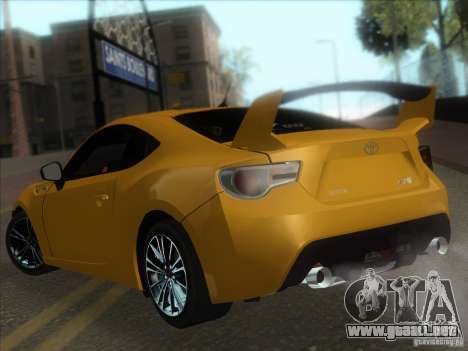 Toyota GT86 2012 para GTA San Andreas