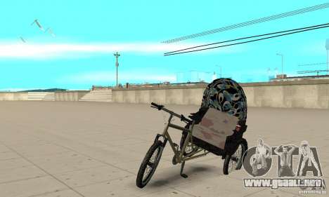 Manual Rickshaw v2 Skin3 para GTA San Andreas