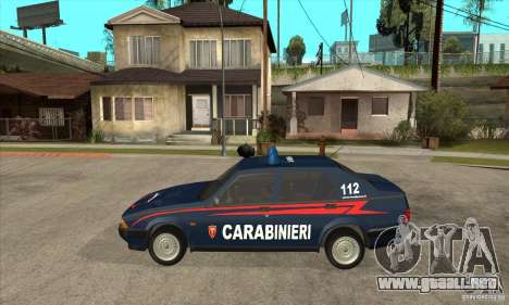 Alfa Romeo 75 Carabinieri para GTA San Andreas