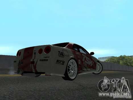 Nissan Skyline R 34 para GTA San Andreas