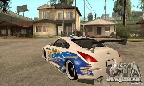 Nissan Z350 - Tuning para GTA San Andreas