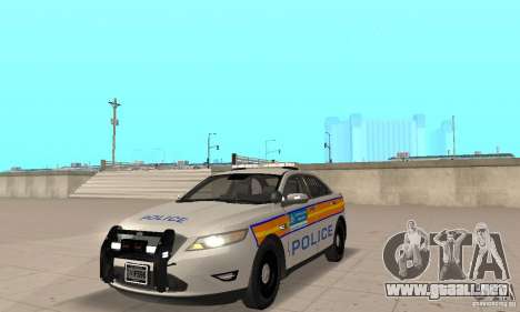 Ford Taurus 2011 Metropolitan Police Car para GTA San Andreas