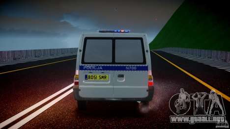 Ford Transit Polish Police [ELS] para GTA 4