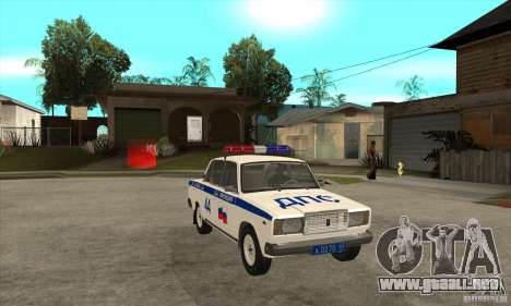 VAZ 2107 policía para GTA San Andreas