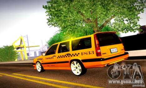 Volvo 850 R Taxi para GTA San Andreas