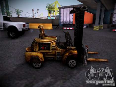 Carretilla elevadora del TimeShift para GTA San Andreas