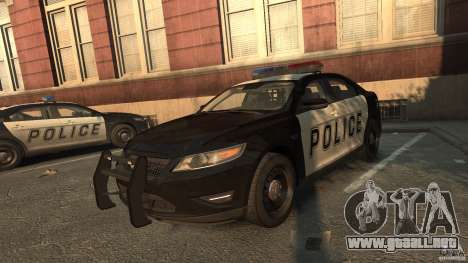 Ford Taurus Police Interceptor 2010 para GTA 4