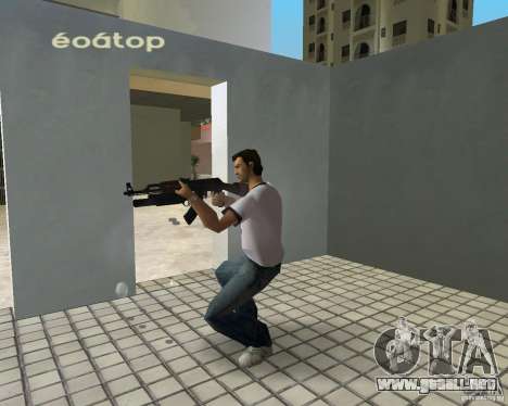 AK-47 con un grenade launcher М203 para GTA Vice City