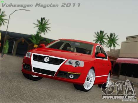 Volkswagen Magotan 2011 para GTA San Andreas