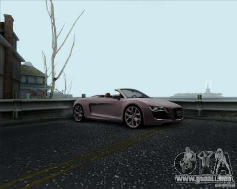 Audi R8 Spyder para GTA San Andreas