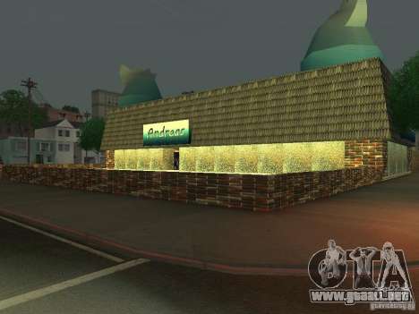 Cafe de Andreas para GTA San Andreas