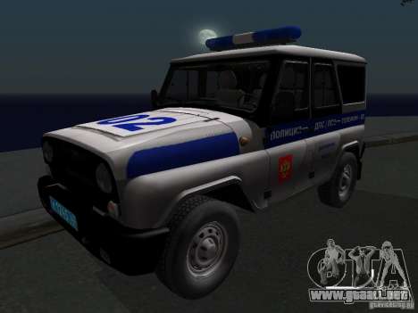 Policía 315195-UAZ Hunter para GTA San Andreas