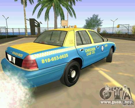 Ford Crown Victoria 2003 Taxi Cab para GTA San Andreas