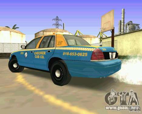 Ford Crown Victoria 2003 Taxi Cab para GTA San Andreas