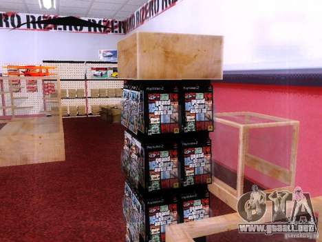 Conduce con el GTA en tienda cero para GTA San Andreas