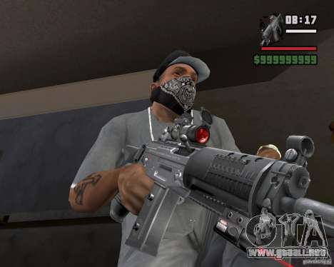 Mira de rifle láser para GTA San Andreas