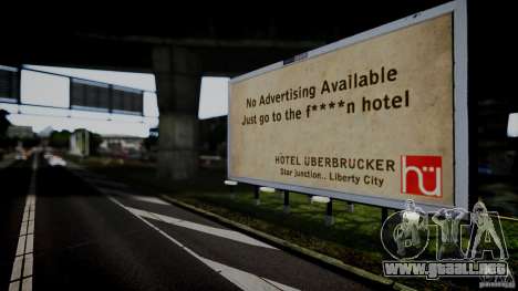 Realistic Airport Billboard para GTA 4