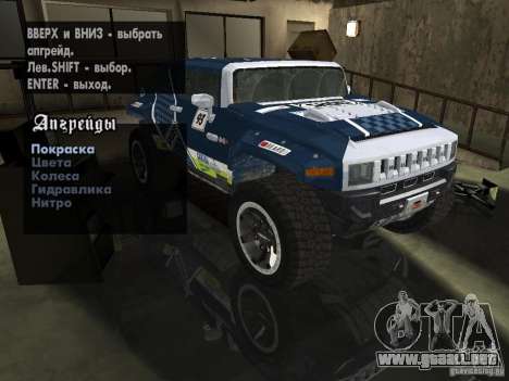 Hummer HX Concept from DiRT 2 para GTA San Andreas