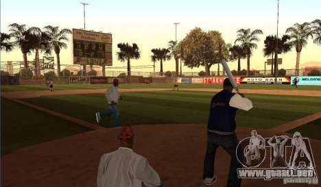Campo de béisbol animado para GTA San Andreas