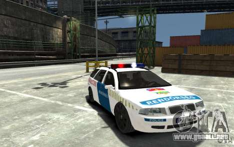 Skoda Octavia Kombi 2005 Hungarian Police para GTA 4