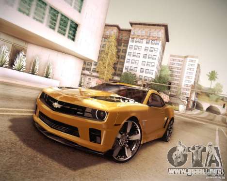 Chevrolet Camaro 2SS 2012 Bumblebee v.2.0 para GTA San Andreas