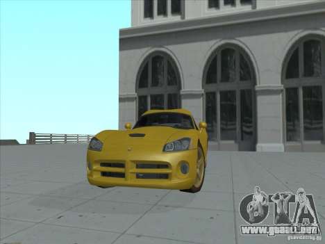 Dodge Viper SRT-10 (víbora de oro) para GTA San Andreas