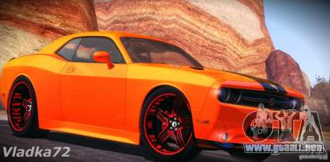 Dodge Quinton Rampage Jackson Challenger SRT8 v1 para GTA San Andreas