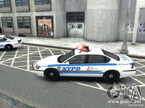 Chevrolet Impala NYCPD POLICE 2003 para GTA 4